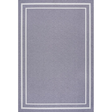Sloane Classic 2-stripe Border Washable Area Rug
